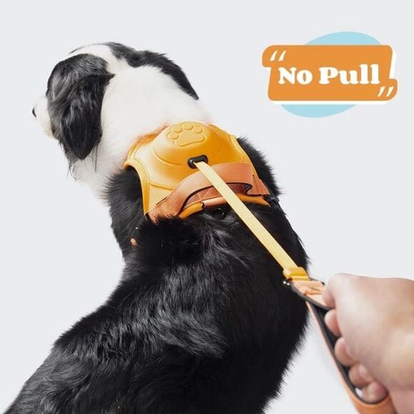 🧡 No-Pull Dog Harness with Leash – Size Medium (Orange) - Picture 4 of 6